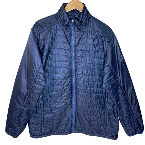 MOUNTAIN HARDWEAR Men’s ThermalQ Elite Navy Blue Quilted Jacket XL - Picture 1 of 7